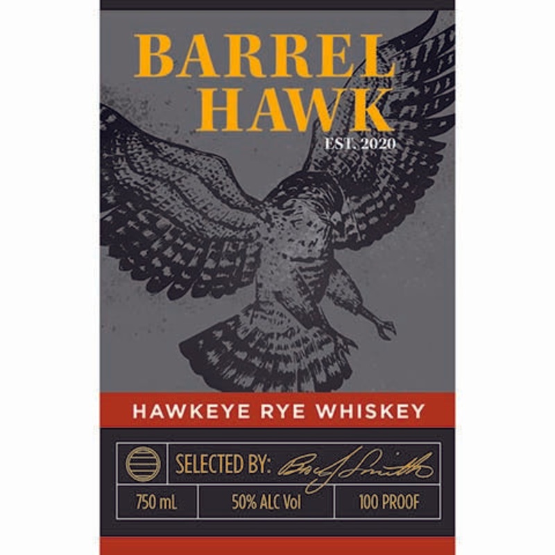 Barrel Hawk Hawkeye Rye Whiskey 750ML BTL