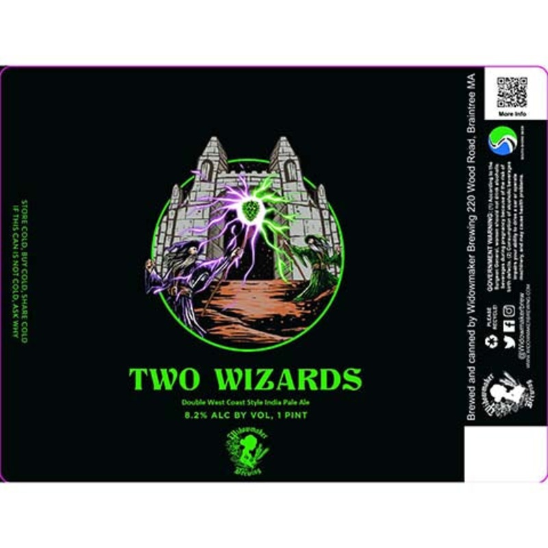 Widowmaker Two Wizards Double West Coast Style IPA 16OZ SINGLE CAN