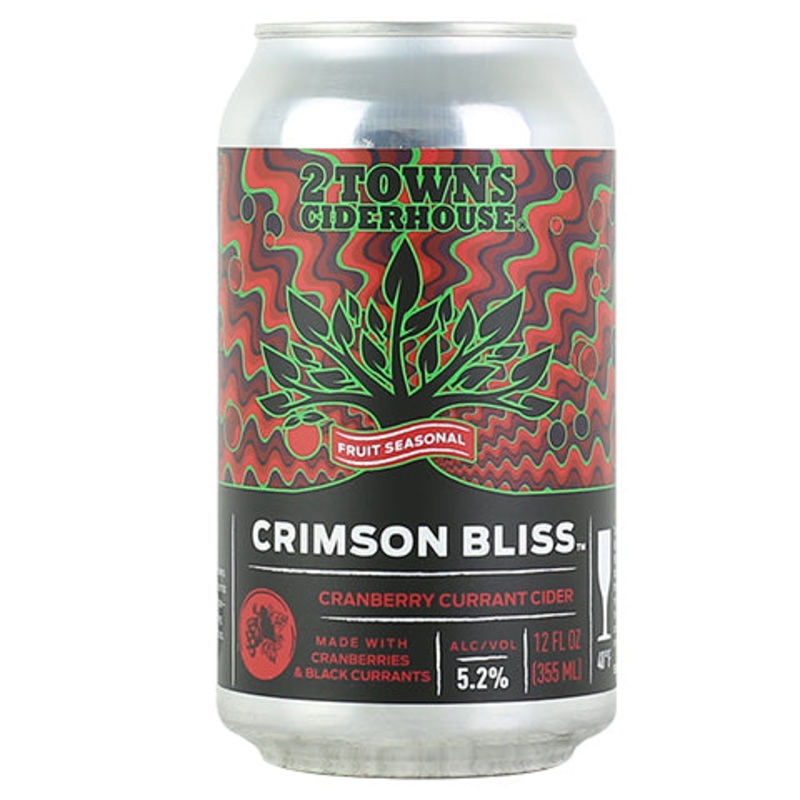 2 Towns Crimson Bliss Cider 12OZ SINGLE CAN