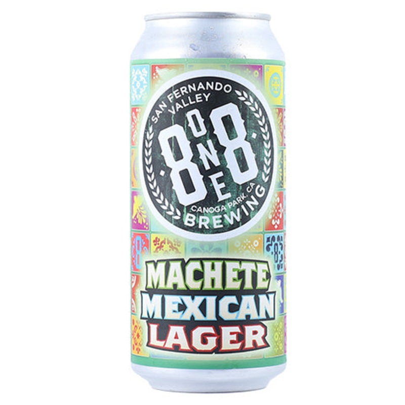 8one8 Machete Mexican Lager 16OZ SINGLE CAN