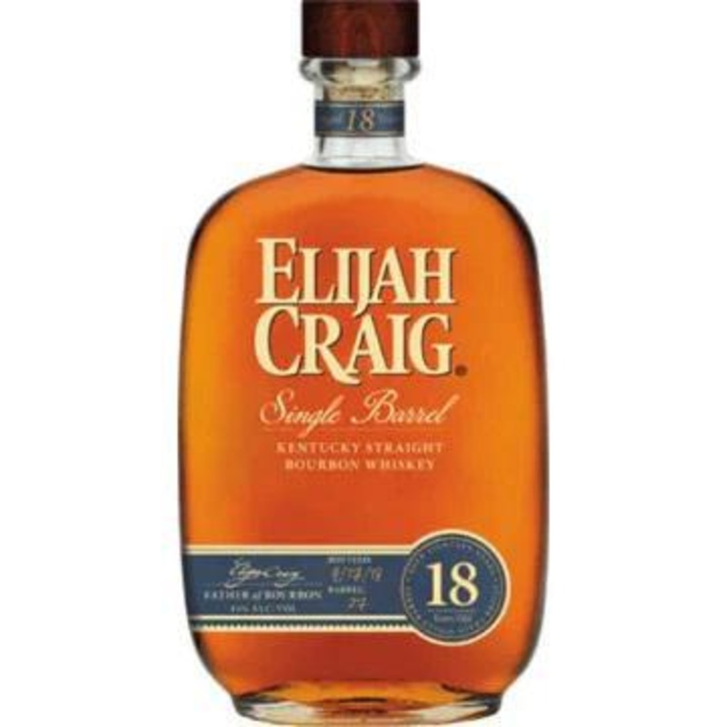 Bourbon Elijah Craig 18yr  Single Barrel