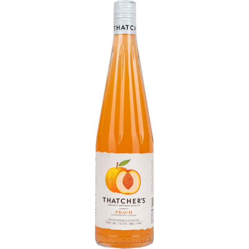 Thatchers Organic Liqueur Peach 750ML 750ml Bottle