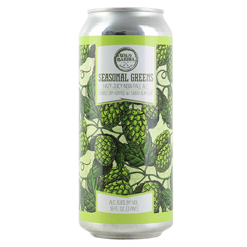 Wild Barrel Seasonal Greens IPA 16OZ SINGLE CAN