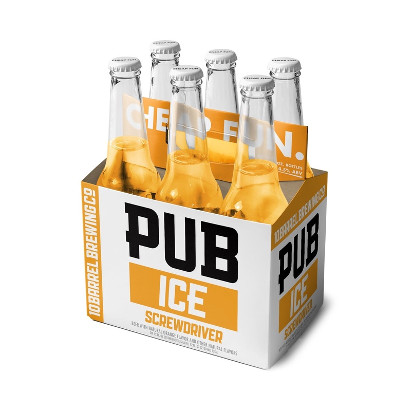 10 Barrel Brewing Co. Pub Ice Screwdriver 4x 6 Pack (12 oz Bottles)
