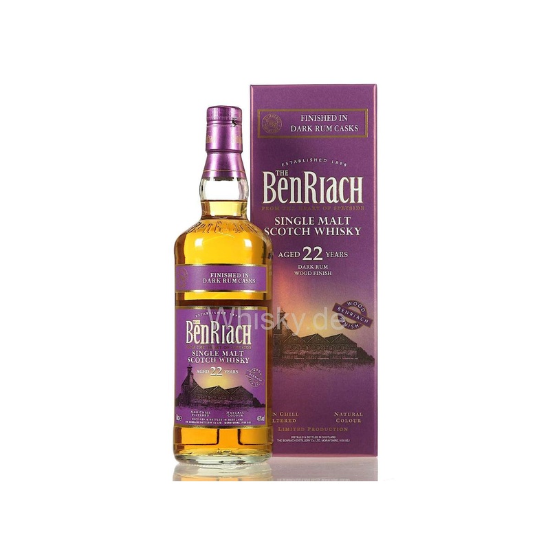 BENRIACH 22YR DARK RUM FINISH SCOTCH 700ML @ Township [1009311] 700 ml