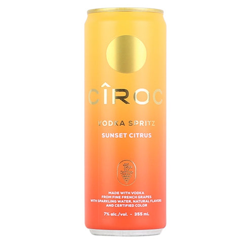 Ciroc Vodka Spritz Sunset Citrus 12OZ SINGLE CAN