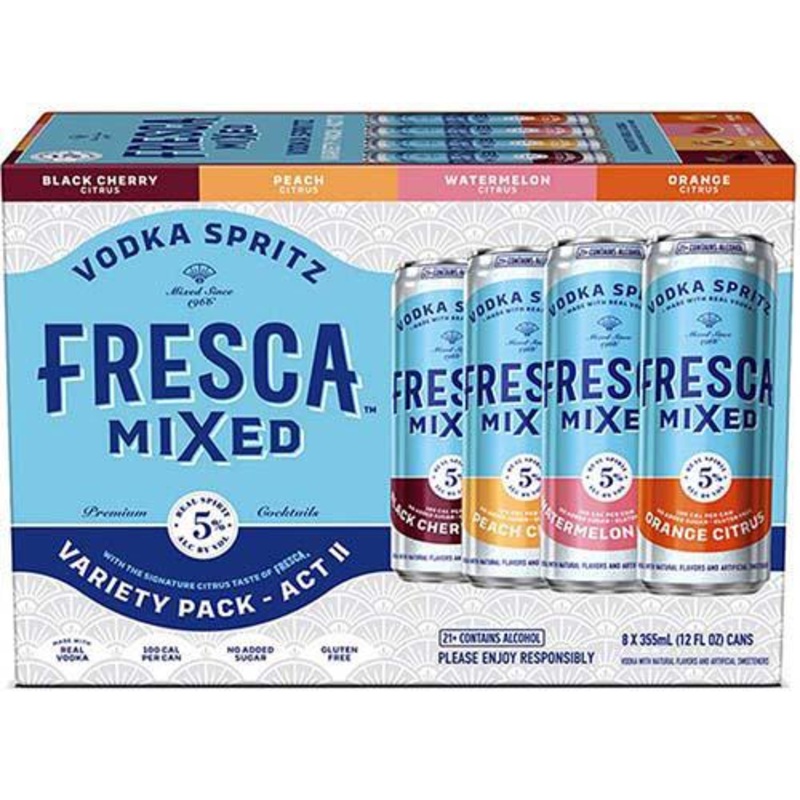 Cocktail Fresca Mixed 8pk Act II Vodka Spritz