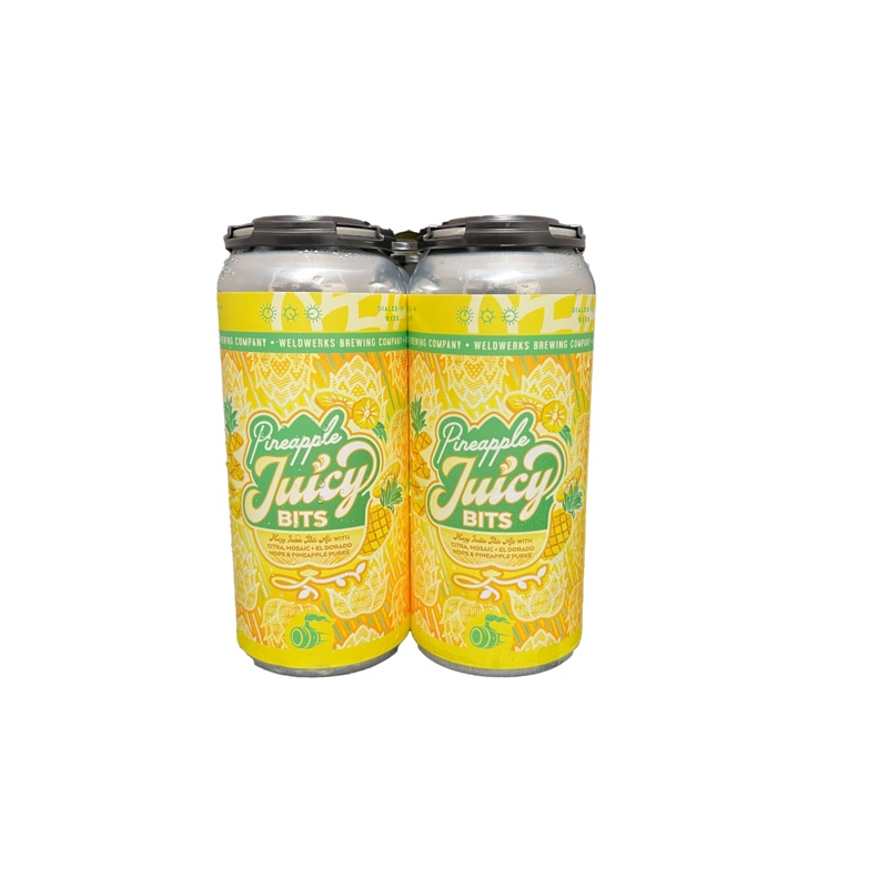 Weldwerks Pineapple Juicy Bits Hazy IPA 4 Pack