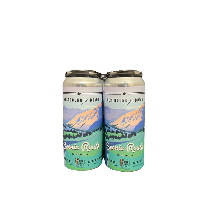 Westbound & Down Scenic Route IPA 4 Pack Cans