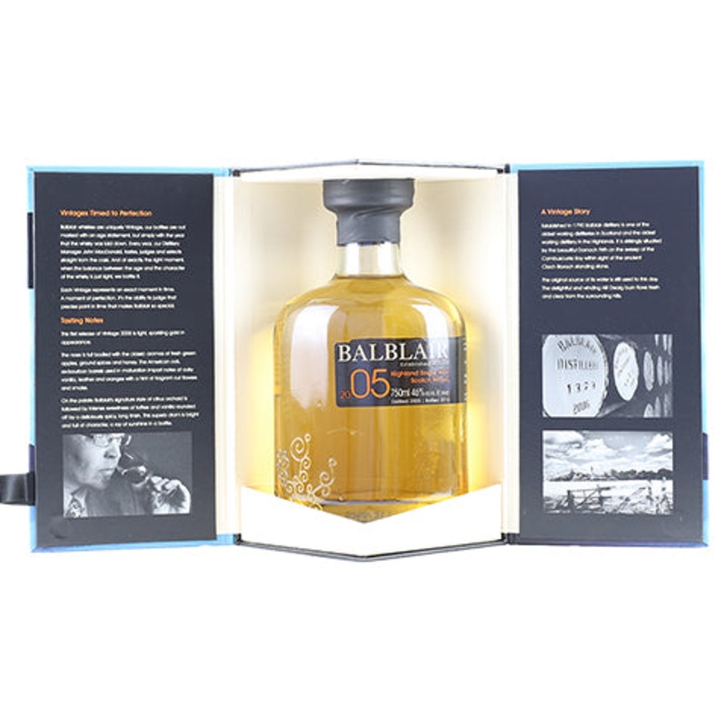 Balblair 1st Release 2005 Highland Single Malt Scotch Whisky 750ML BTL