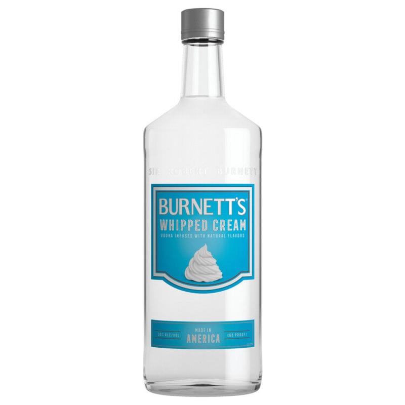 BURNETT’S WHIPPED CREAM FLAVORED VODKA 60 750ML 750ML