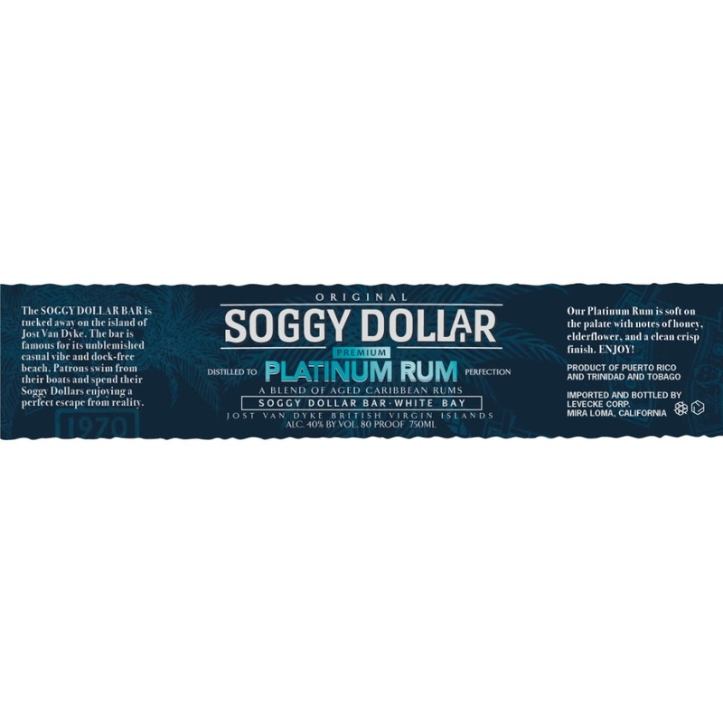 Soggy Dollar Premium Platinum Rum