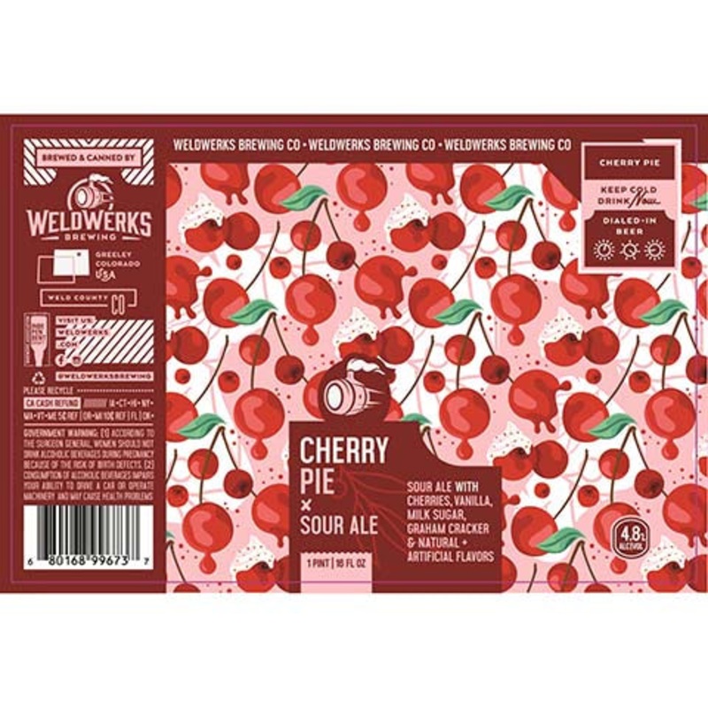 Weldwerks Cherry Pie Sour Ale 16OZ SINGLE CAN