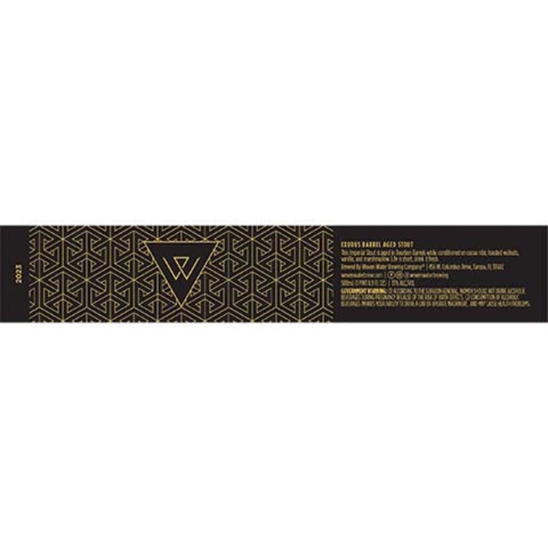 Woven Water Exodus Barrel Aged Stout 500ML SINGLE BTL
