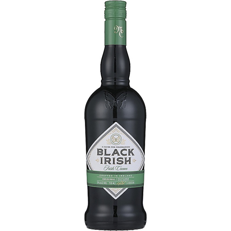 BLACK IRISH CREAM LIQUEUR IRISH CREAM 750ML