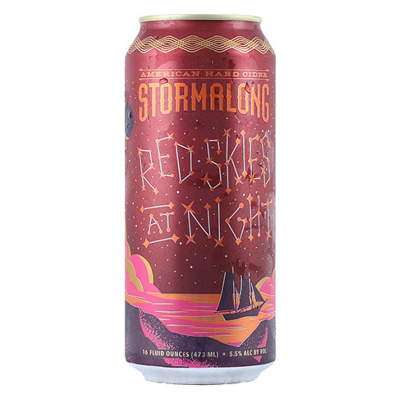 Stormalong Red Skies At Night Cider 16OZ SINGLE CAN
