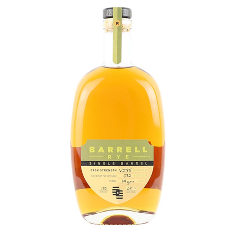 Barrell 14-Year Single Barrel Cask Strength Canadian Rye Whiskey 750ML BTL