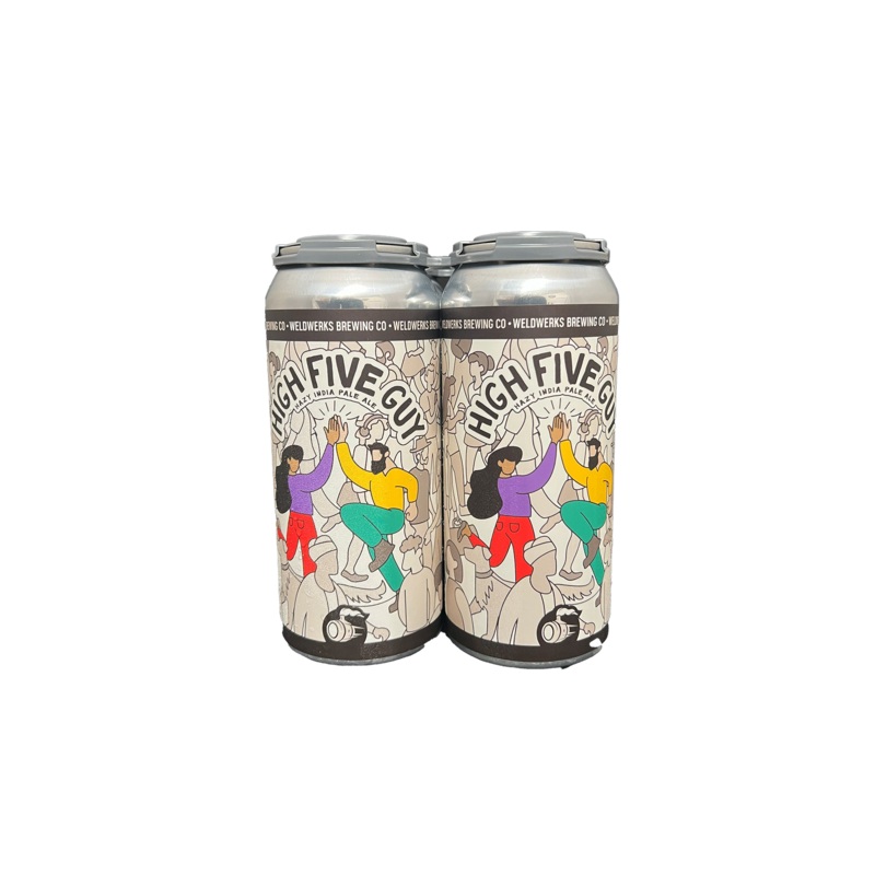 Weldwerks High Five Guy Hazy IPA 4 Pack Cans