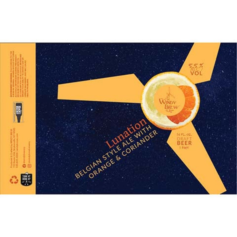 Windy Lunation Belgian Ale 16OZ SINGLE CAN