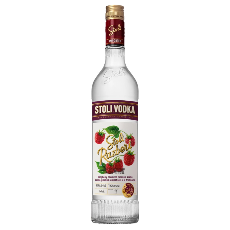 STOLI RAZBERI VODKA 750ML @ St. Albert [1001566] 750 ml