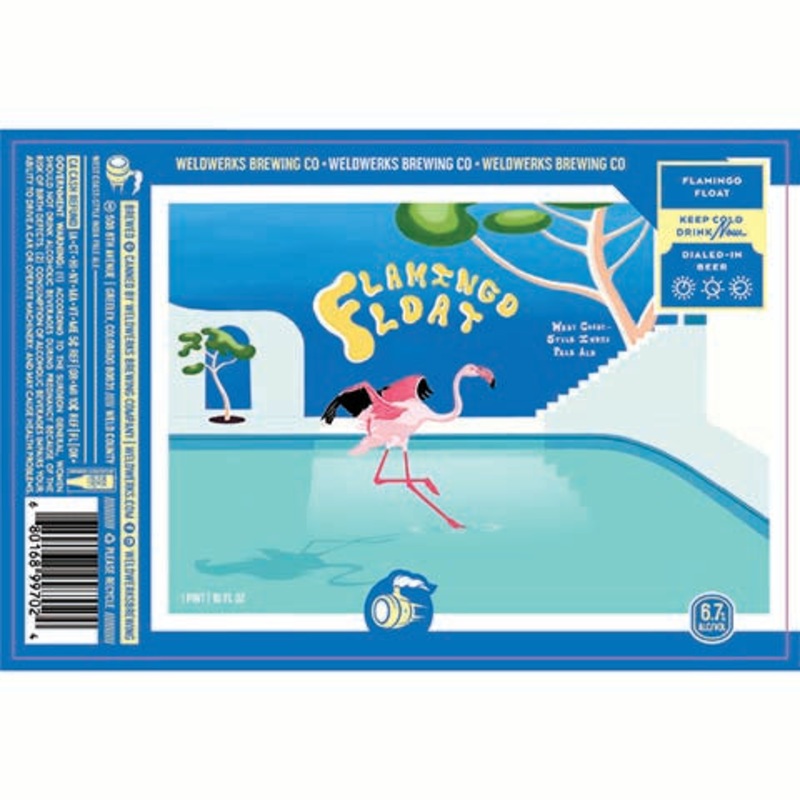 Weldwerks Flamingo Float IPA 16OZ CAN
