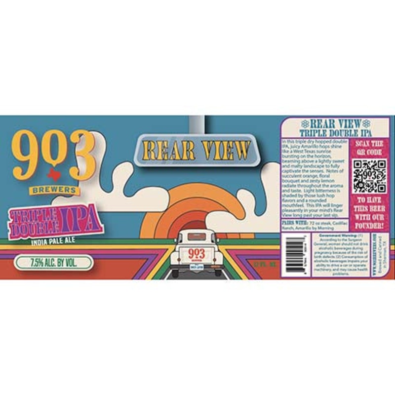 903 Brewers Rear View Triple Double IPA 16OZ SINGLE CAN