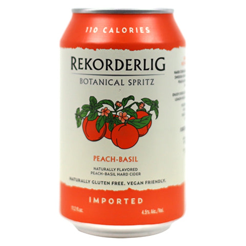 Rekorderlig Botanicals Peach-Basil Cider 330ML CAN