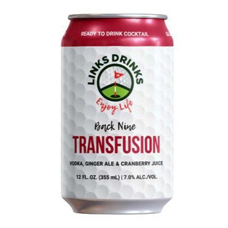 Cocktail Links 4pk Transfusion Vodka, Ginger Ale, & Cranberry Juice