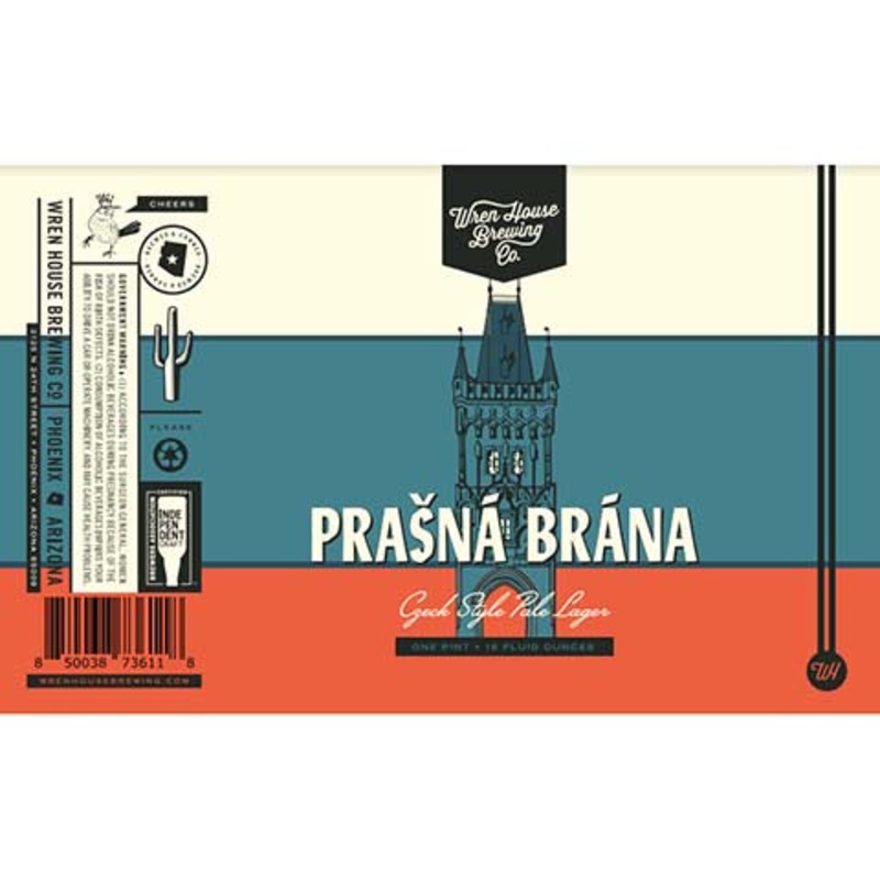 Wren House Prasna Brana Pale Lager 16OZ SINGLE CAN