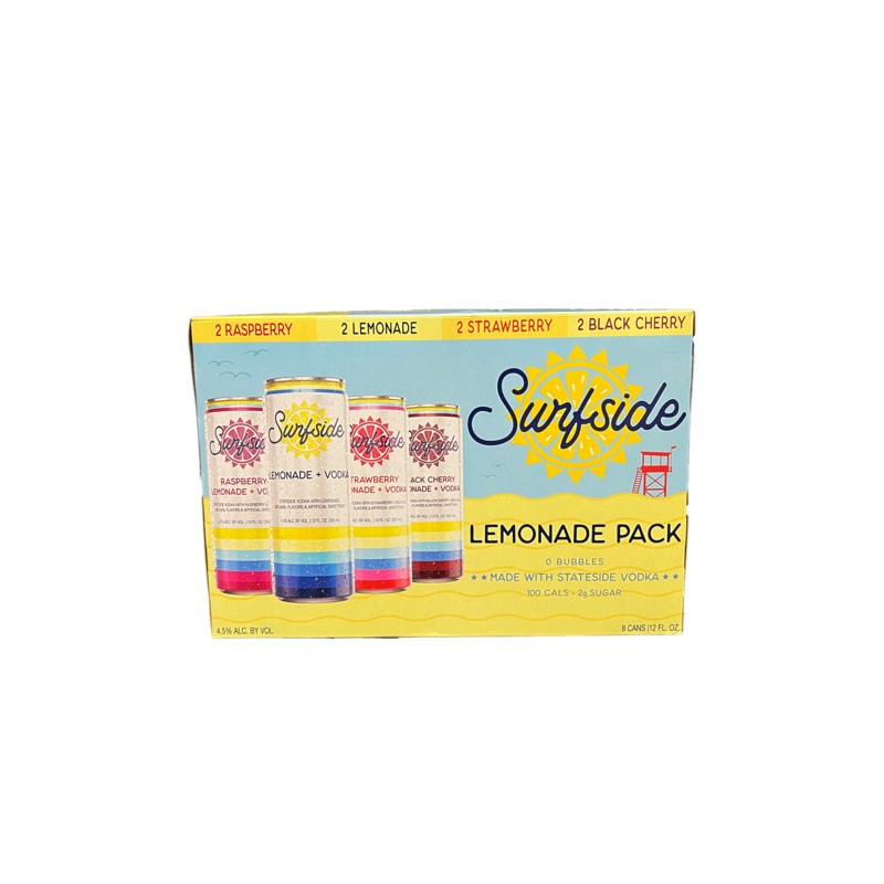 Surfside Lemonade Variety 8 Pack Cans