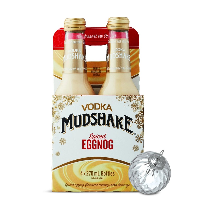 VODKA MUDSHAKE EGGNOG 270ML 4PK BT @ Windermere [1021173] 1080 ml