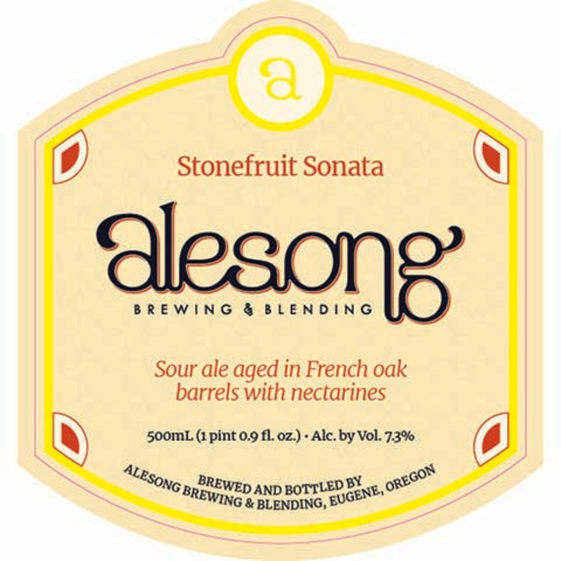 Alesong Stonefruit Sonata Sour Ale 500ML BTL