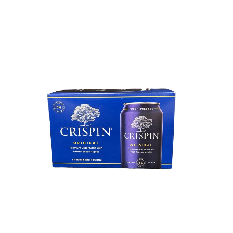 Crispin Original Hard Cider 6 Pack Cans