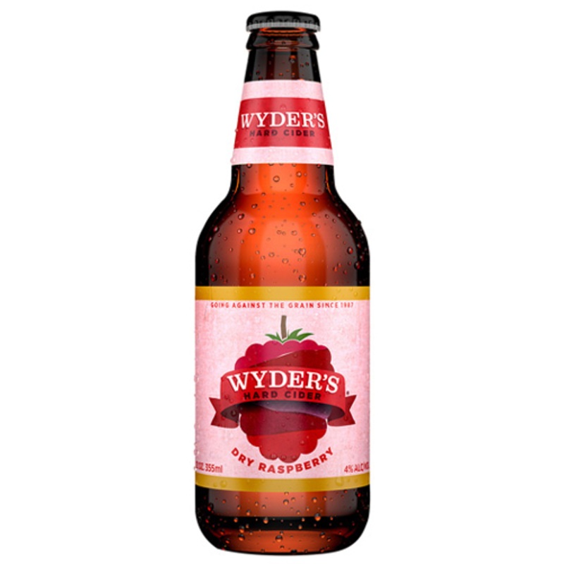 Wyder’s Dry Raspberry Cider 24 – 12oz Cans, 6 Pack