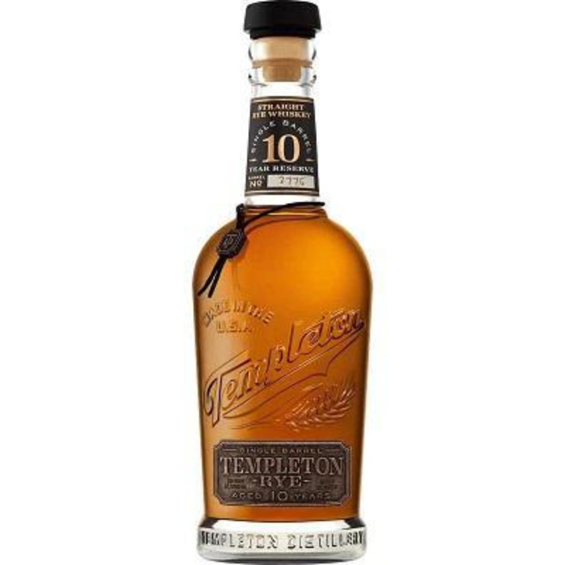 Whiskey Rye Templeton Aged 10 years
