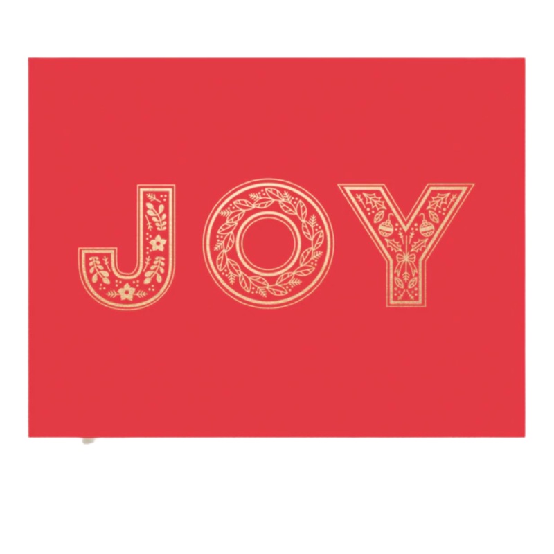 2021 Co. Ornate “Joy” Holiday Card