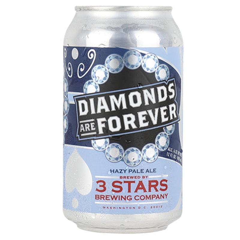 3 Stars Diamonds are Forever Hazy Pale Ale 12OZ SINGLE CAN