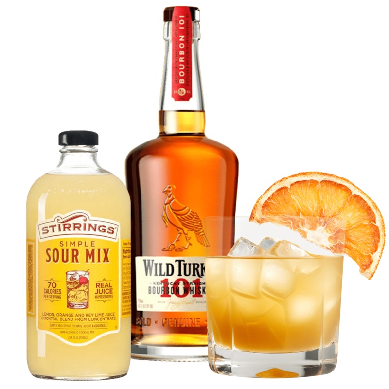 Wild Turkey Whiskey Sour Gift Set Cheers to You