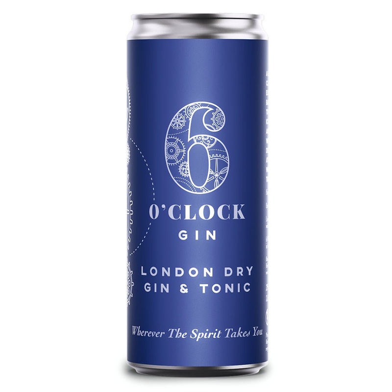 6 O’Clock London Dry Gin & Tonic 4pk