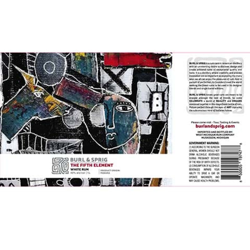 Burl and Sprig The Fifth Element Rum 1L BTL