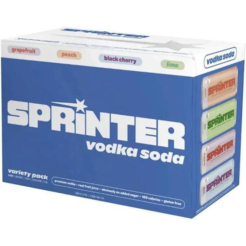 Cocktail Sprinter 8pk Vodka Soda