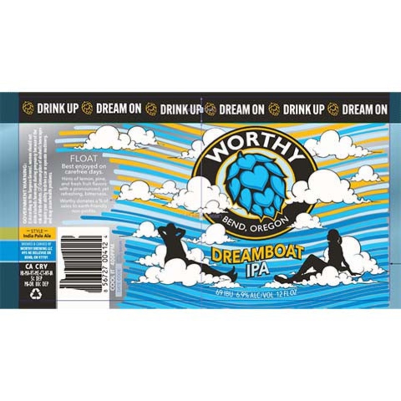Worthy Dreamboat IPA 12OZ SINGLE CAN