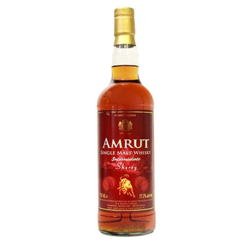 Amrut ‘Intermediate’ Sherry Indian Single Malt Whisky 750ML BTL