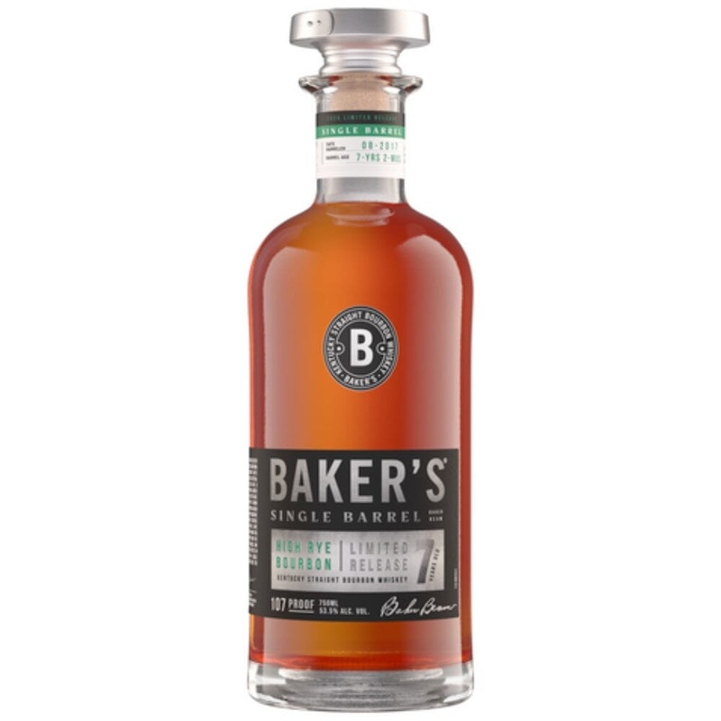 Bakers 7 Year Old Single Barrel High Rye Bourbon