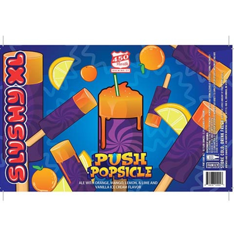 450 North SLUSHY XL Push Popsicle Sour 16OZ SINGLE CAN