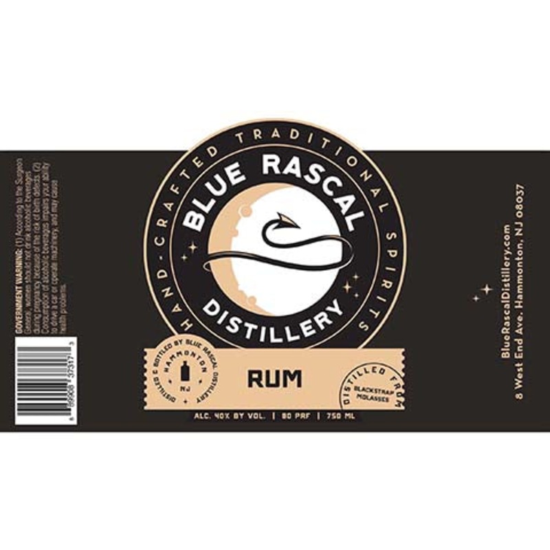 Blue Rascal Rum 750ML BTL