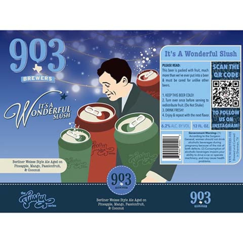 903 Brewers It’s A Wonderful Slush Berliner Weisse Style Ale 12OZ SINGLE CAN