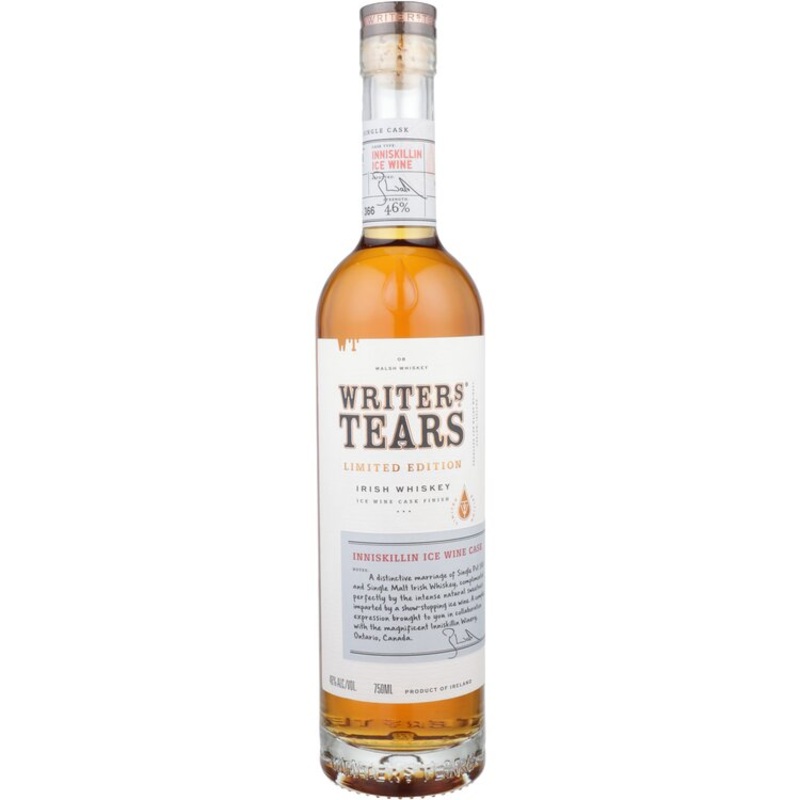 WRITERS TEARS BLENDED IRISH WHISKEY INNISKILLIN ICE WINE CASK LIMITED EDITION 92 750ML 750ML
