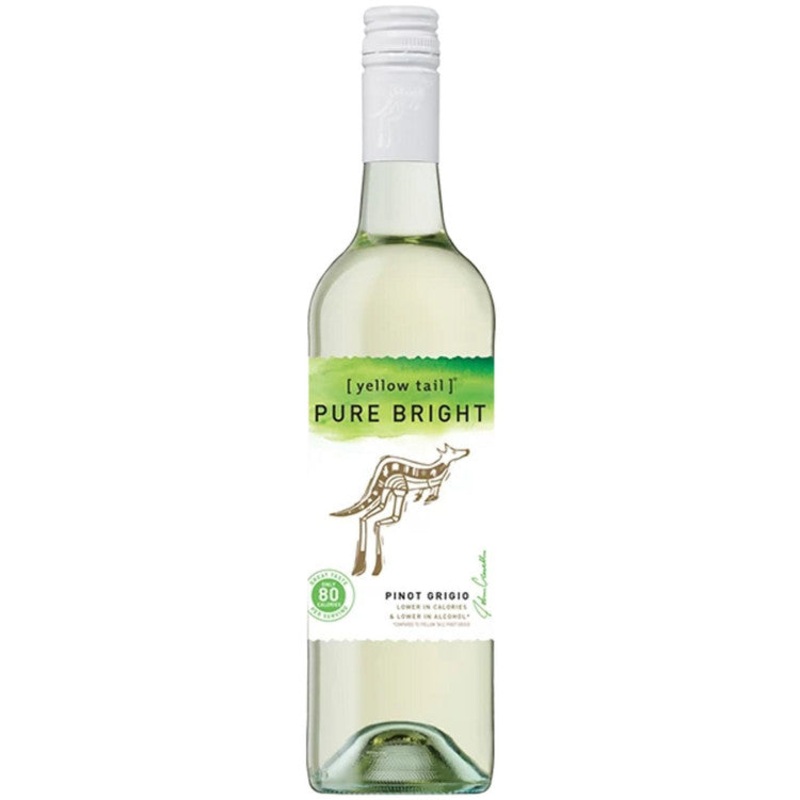 YELLOW TAIL PINOT GRIGIO PURE BRIGHT SOUTH EASTERN AUSTRALIA 750ML 750ML