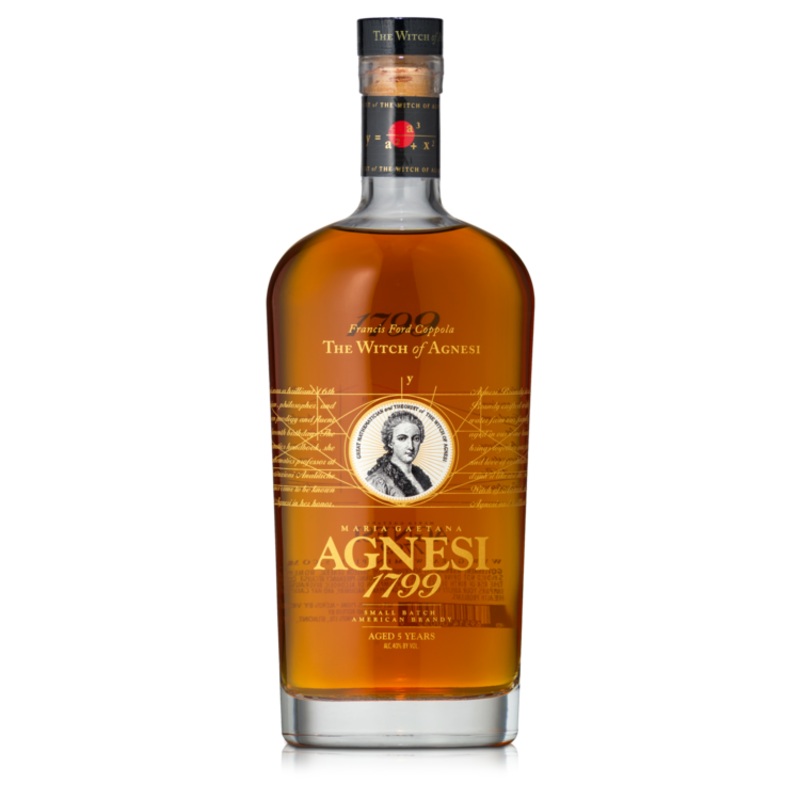 AGNESI 1799 BRANDY SMALL BATCH 5 YR 80 750ML 750ML